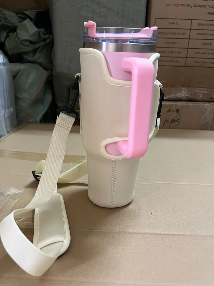40oz Tumbler Mug Holder Carrier Neoprene Water Bottle Purse Pouch Sleeve Bottle Bag Pouch Holder