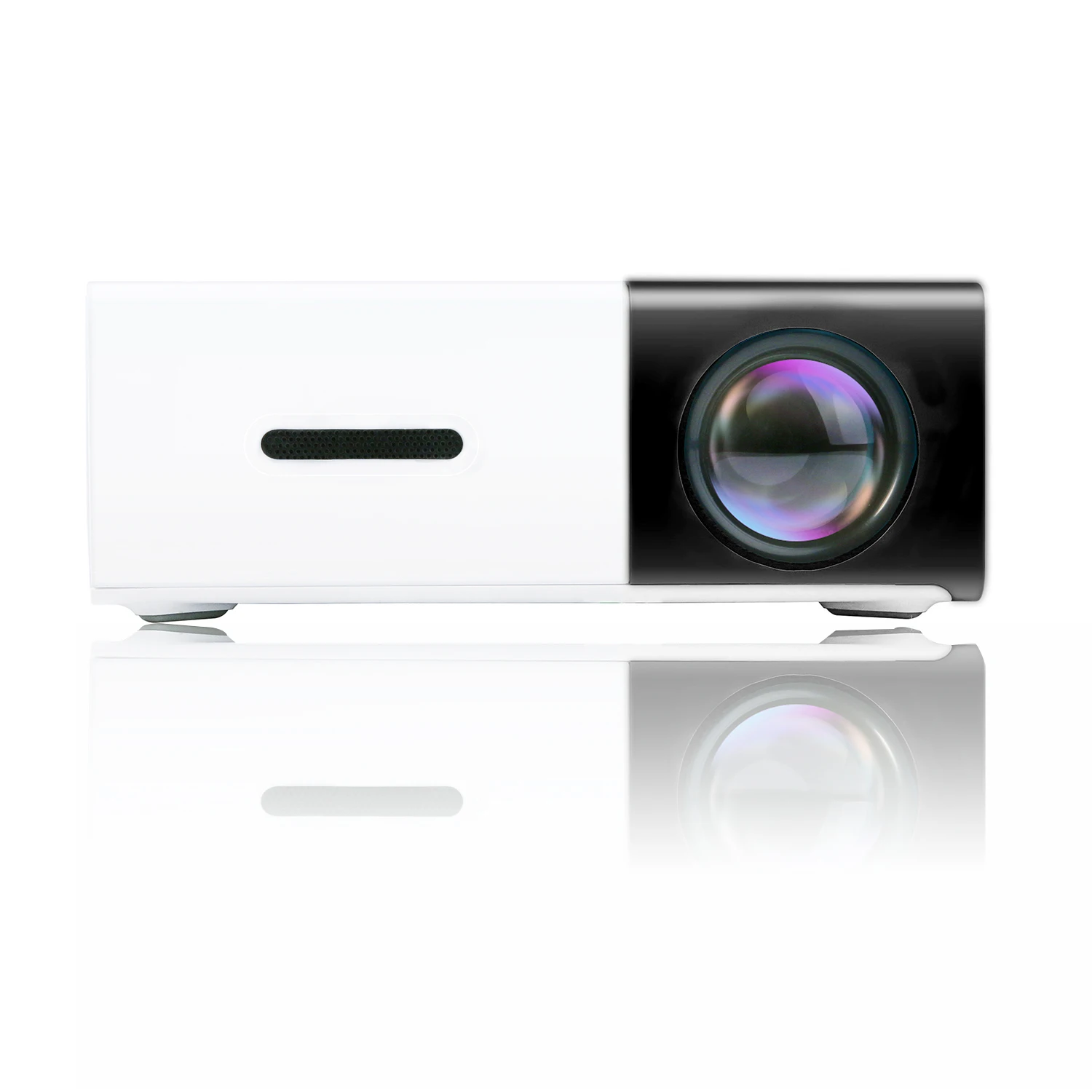 Video Projector Factory Price Mini Projector Yg300 600 Lumens 1080P Home Theater Outdoor Projector LCD Mobile Phone Proyector