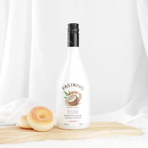 700ML 21% ABV Coconut Rum Creamy Tropical Liqueur Bottle Bulk Purchase for Corporate Customization Cross-Border Trade-FASTKING