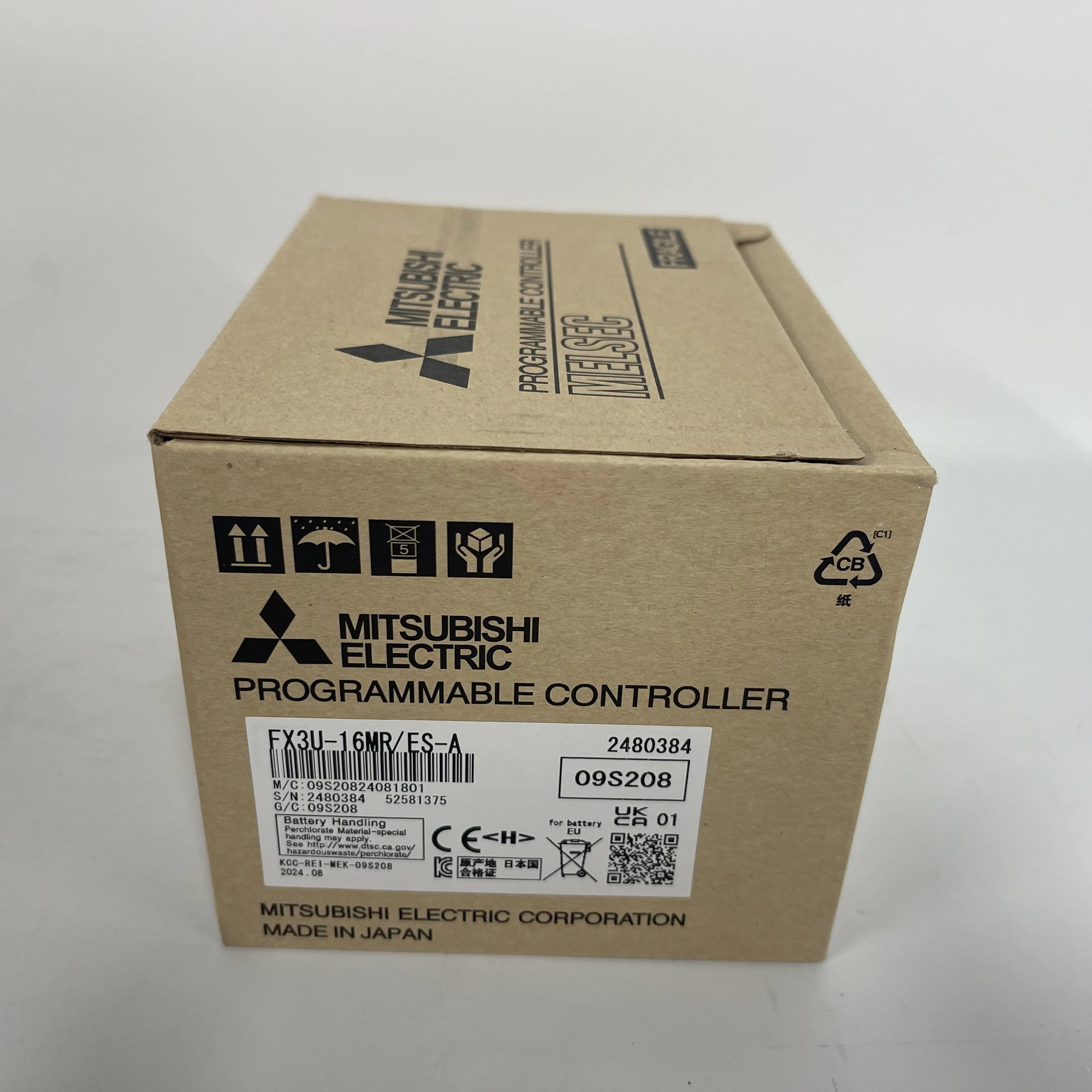 Mitsubishi Programmable Logic Controller (PLC) FX3U-16MR/ES-A Mitsubishi Programmable Logic Controller (PLC) FX3U-16MR/ES-A