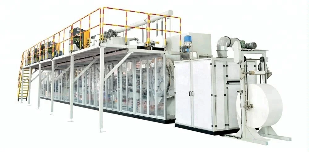 Full Automatic pampers Baby Diaper Making Machine