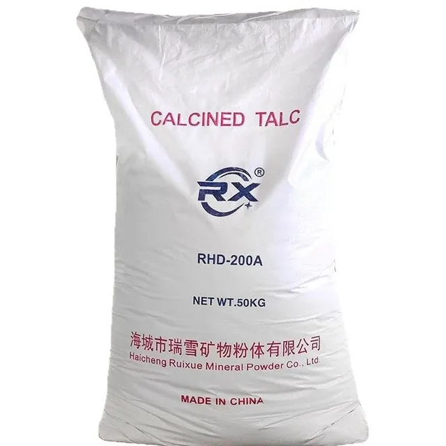Liaoning Manufacturers' Calcined Talcum Powder Industrial Ceramic Raw Material White Mud for Ceramic Industry Application