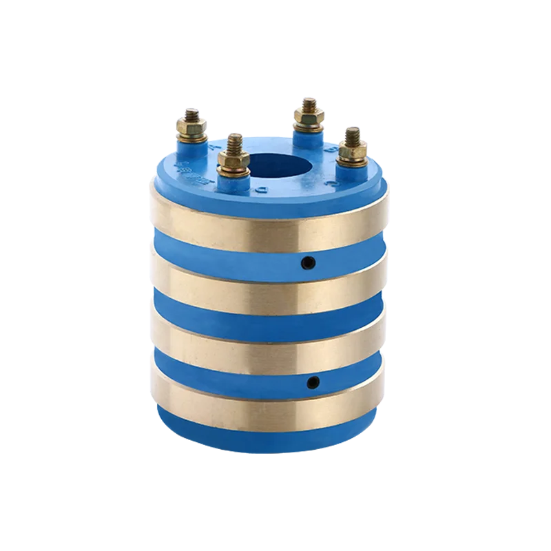 SRC-22-06A 6-Wire Slip Ring Collector Ring – 2A 240V, 22mm Diameter, 250mm Wire, Gold Contact, 50 RPM, For Rotating Electrical Connections