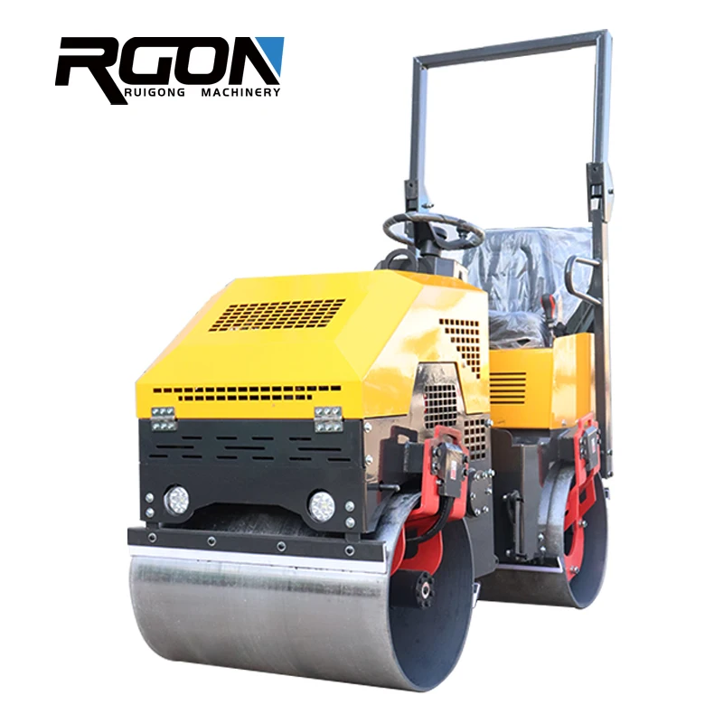 Асфальтобетонный дорожный каток гидравлический роликовый уплотнитель мини Вибрационный ролик заводская цена