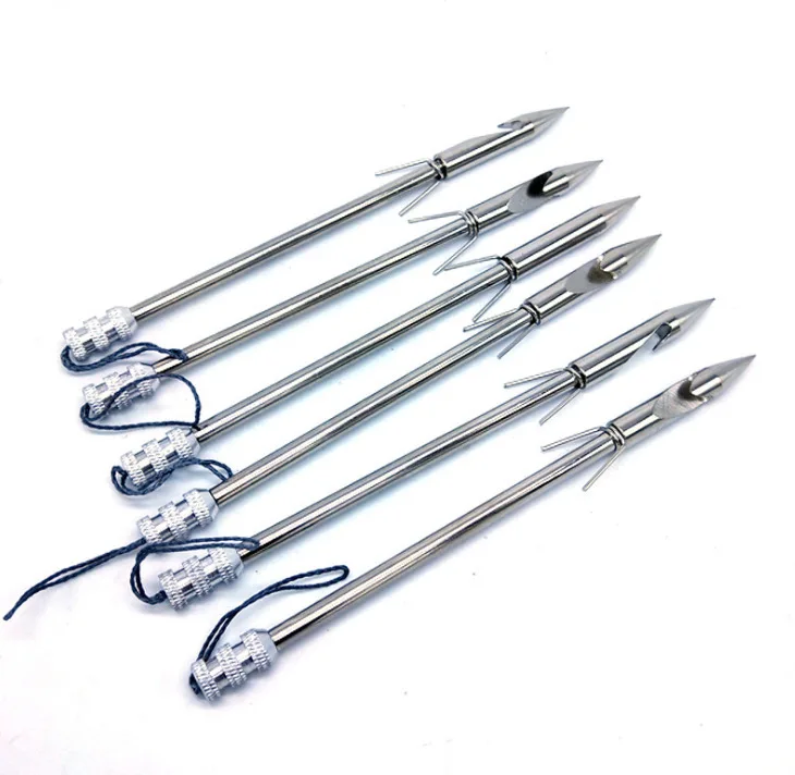 10 Freccette Da Pesca Con Fionda BeNtLi - Acciaio Inox, Perforanti, Smontabili, Per Pesca All'aperto - Foto 3