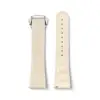 Beige + silver buckle