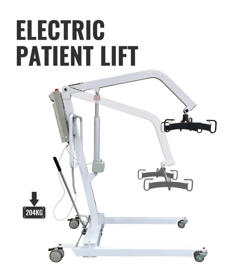 Nursing Home Patient Hoyer Hoist Equipment Foldable Electric Patient