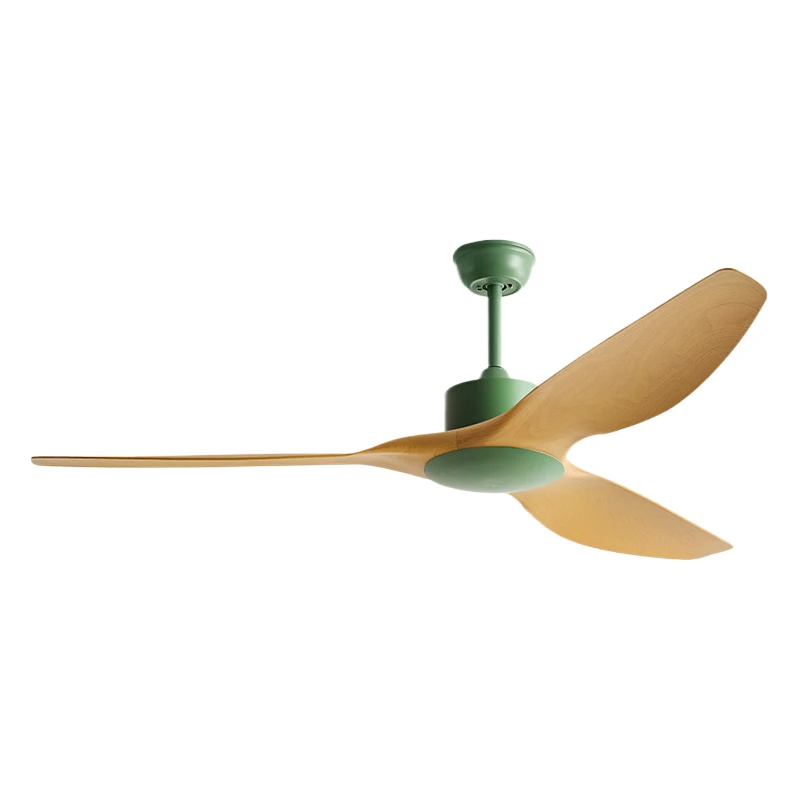 Factory Direct Green Ceiling Fans without Lights and Remote Reversible No Light BLDC Motor ABS Blades for Bedroom Living Room