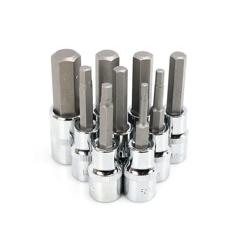 Инструмент TOOLJOY T10 T20 T30 T40 T45 T50 torx шестигранный гильзовый инструмент Cr-v 1/2