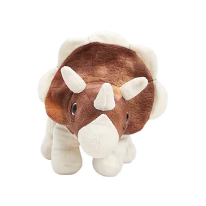 New Arrival Customized Cute Triceratops Dinosaur Soft Plush Toy for Squishy Bedtime Animals with PP Cotton Filling