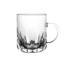 New design 7.9oz tableware glassware  tumbler glass tea cup juice mug  for home and hotel