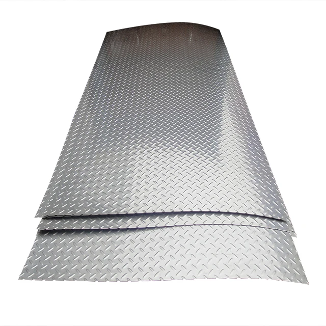 Customized 304L Grade 3mm Thick Embossed Checkered Stainless Steel Sheet Cold Rolled with Stainless Steel Embossing