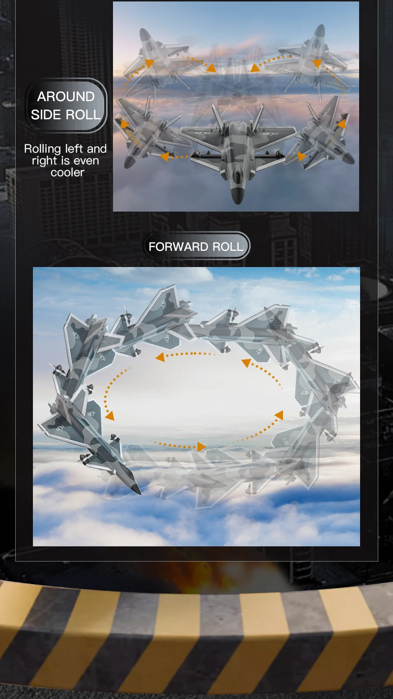 HOSHI KFPLAN KF700 J20 RC Plane 2.4G 6CH Remote Control Airplane Radio Control RC Glider Fixed Wing Foam Outdoor Toys Kids Gifts