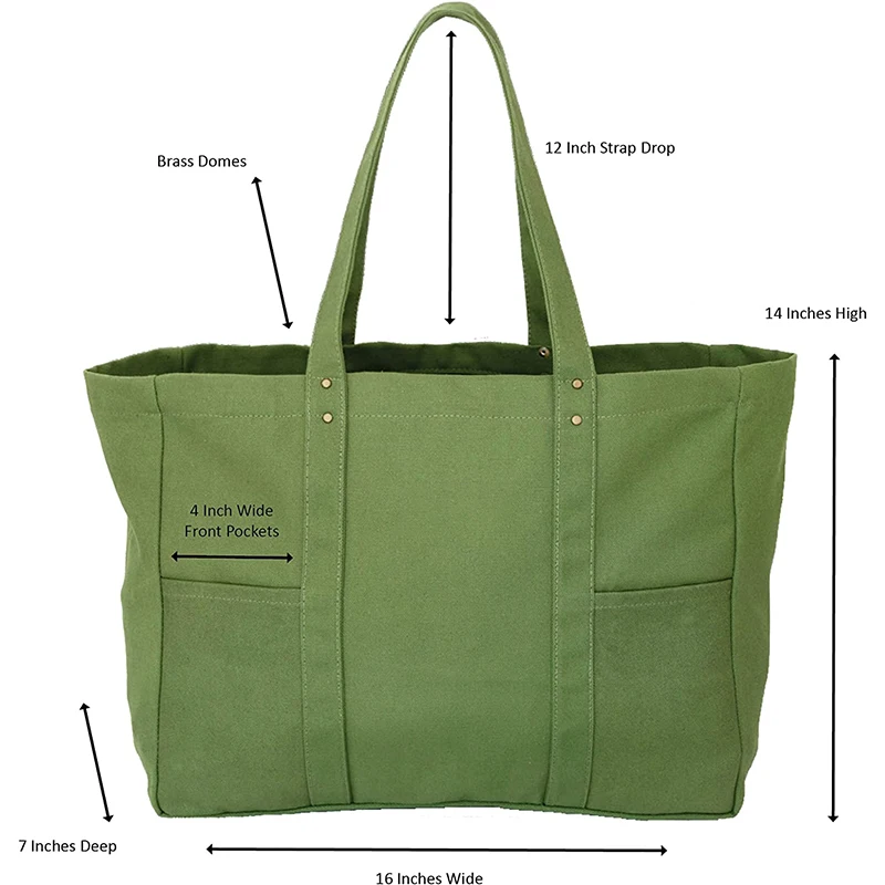 Large Tote Bag Fashion Meets Sustainability With A Reusable Organic