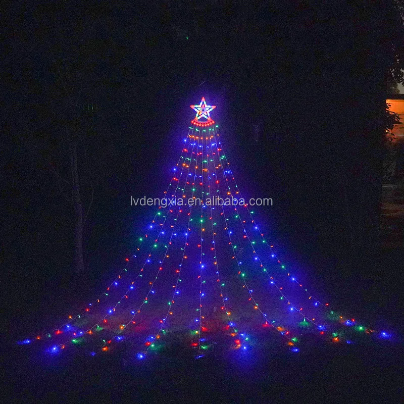 Guirlande Lumineuse LED étoiles – 160x8 Cm, Veilleuse Fête Jardin, Neuve