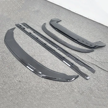 Kit Carbon Fiber Material Front Lip Rear Diffuser Side Skirt Spoiler for Zeekr 007