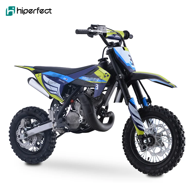 CE Certified 49cc 2 Stroke Kids Off-Road Dirt Bike 50CC Moto Cross for Enduro
