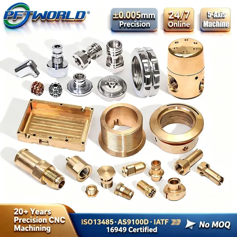 Custom Precision CNC Machining Brass Copper OEM Fabrication
