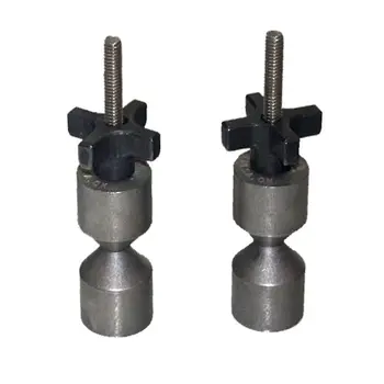 Precision Customized 1-1/8 Quick Release Alignment Flange Pins Knurled With Removable Threads
