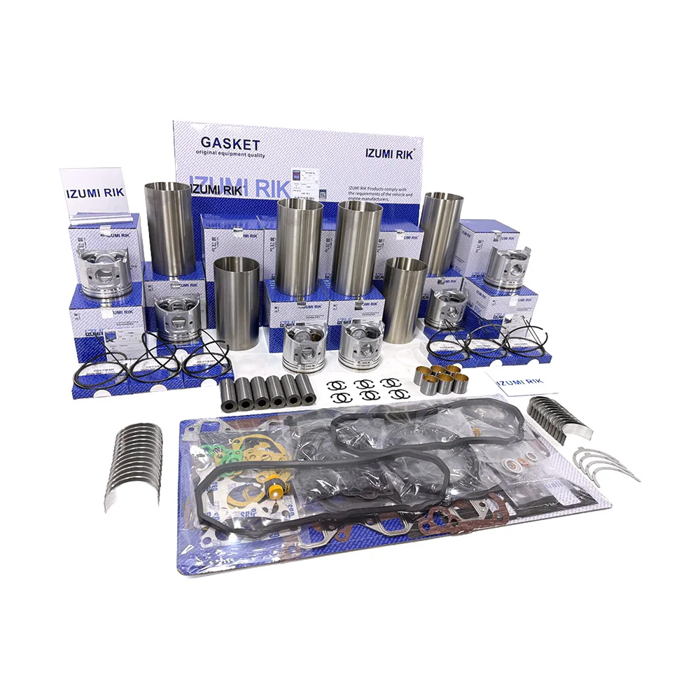 Construction Machinery Engine Parts 6DS7 6DS70 6M60 Overhaul Rebuild Kit With Gasket Engine Bearing for Mitsubishi