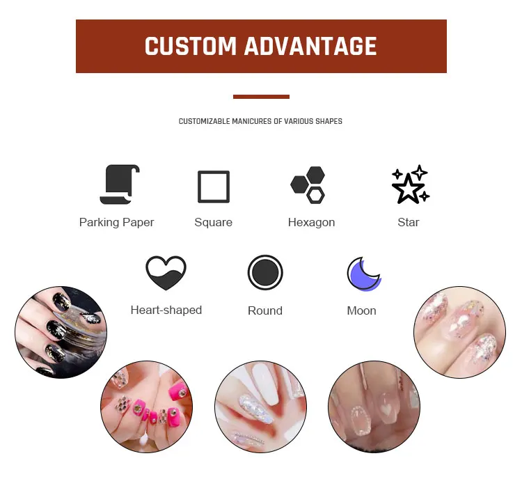 120pcs/box Artificial Nail Fingernails Wholesale 3d Art Press On Nails