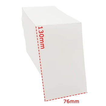 Custom 76x130mm Folding Label Paper Thermal Printer Adhesive Sticker Industrial Business Made Plastic Shipping Waybill