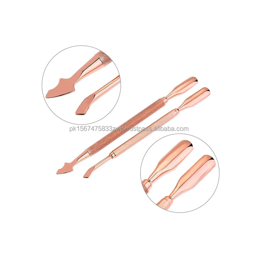 Stainless Steel Dead Skin Push Remover Nail Cuticle Pusher For Pedicure