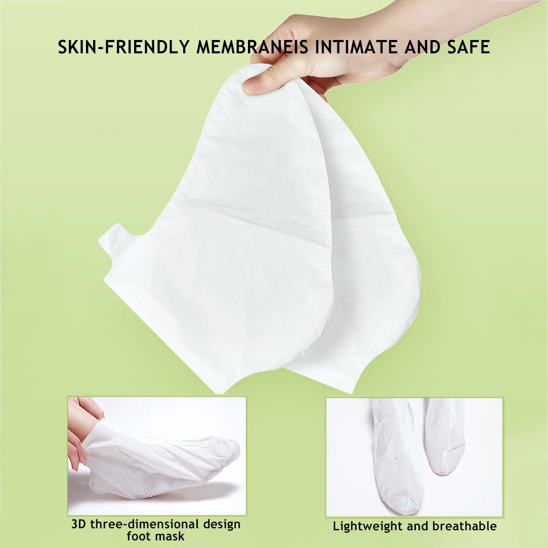 Wholesale Herbal Rose Foot Spa Stock Moisturizing Baby Skin Deep Exfoliation Peel Mask Foot Peel Mask