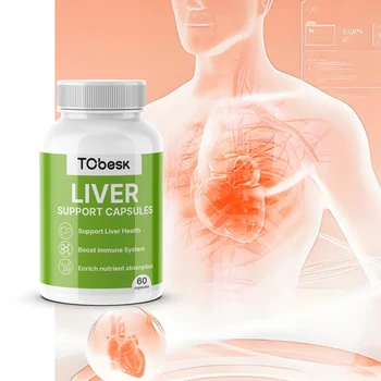 Customized Label Healthcare Supplement for Adults Factory Supply Supporting Liver Capsules for Boosting Health