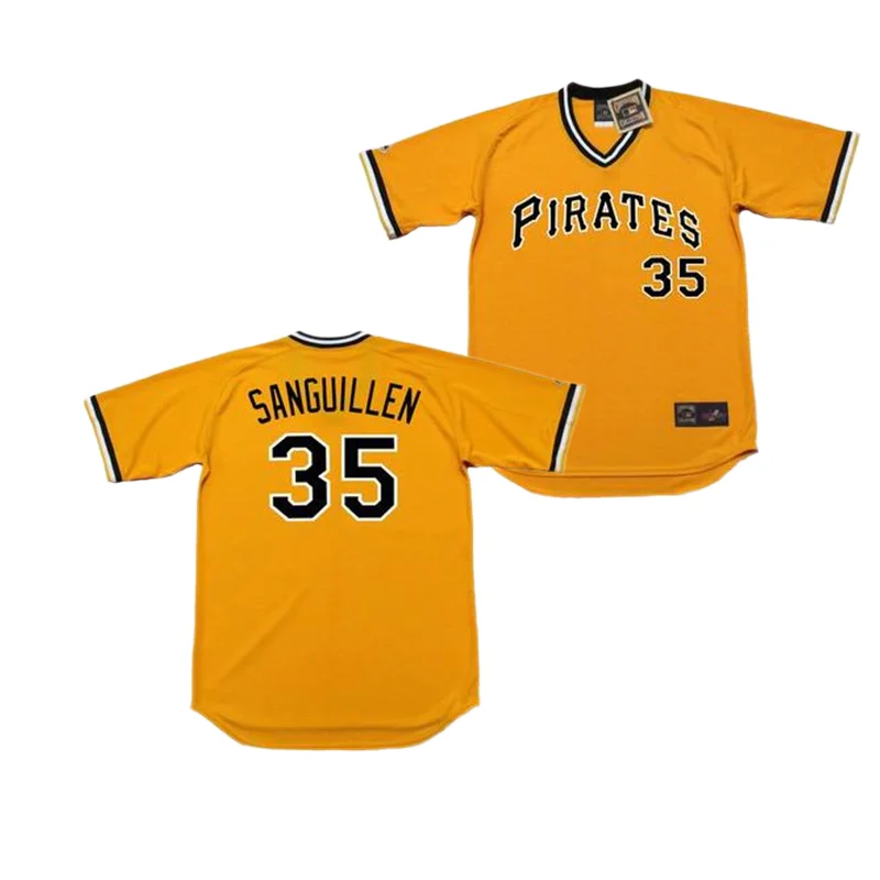 Pittsburgh 27 Kent Tekulve 35 Manny Sanguillen 39 Dave Parker 54 Rich  Gossage Throwback Baseball Jersey Stitched S-5xl Pirates - Buy Pittsburgh