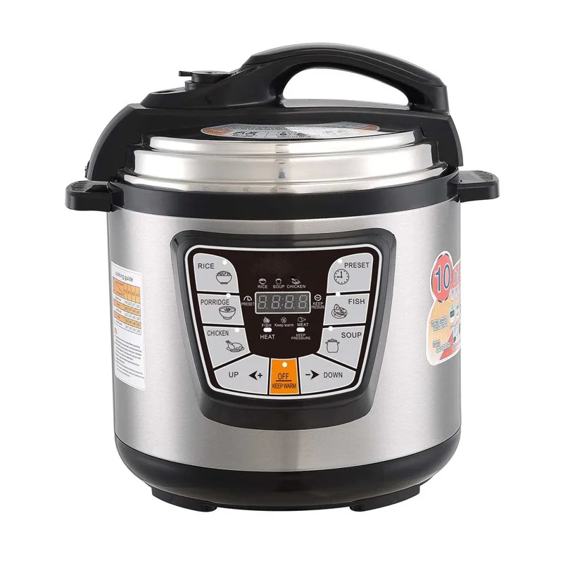 Kichan for Tefal Clipso 6-Liter Pressure Cooker Easy  3Kg Rice Cooker with Aluminum Inner Pot for Meat Air Fryer Programmer US
