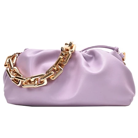 Handbag Women's New Pleated Tote Bag 2021 Fashion New High-quality Soft Leather