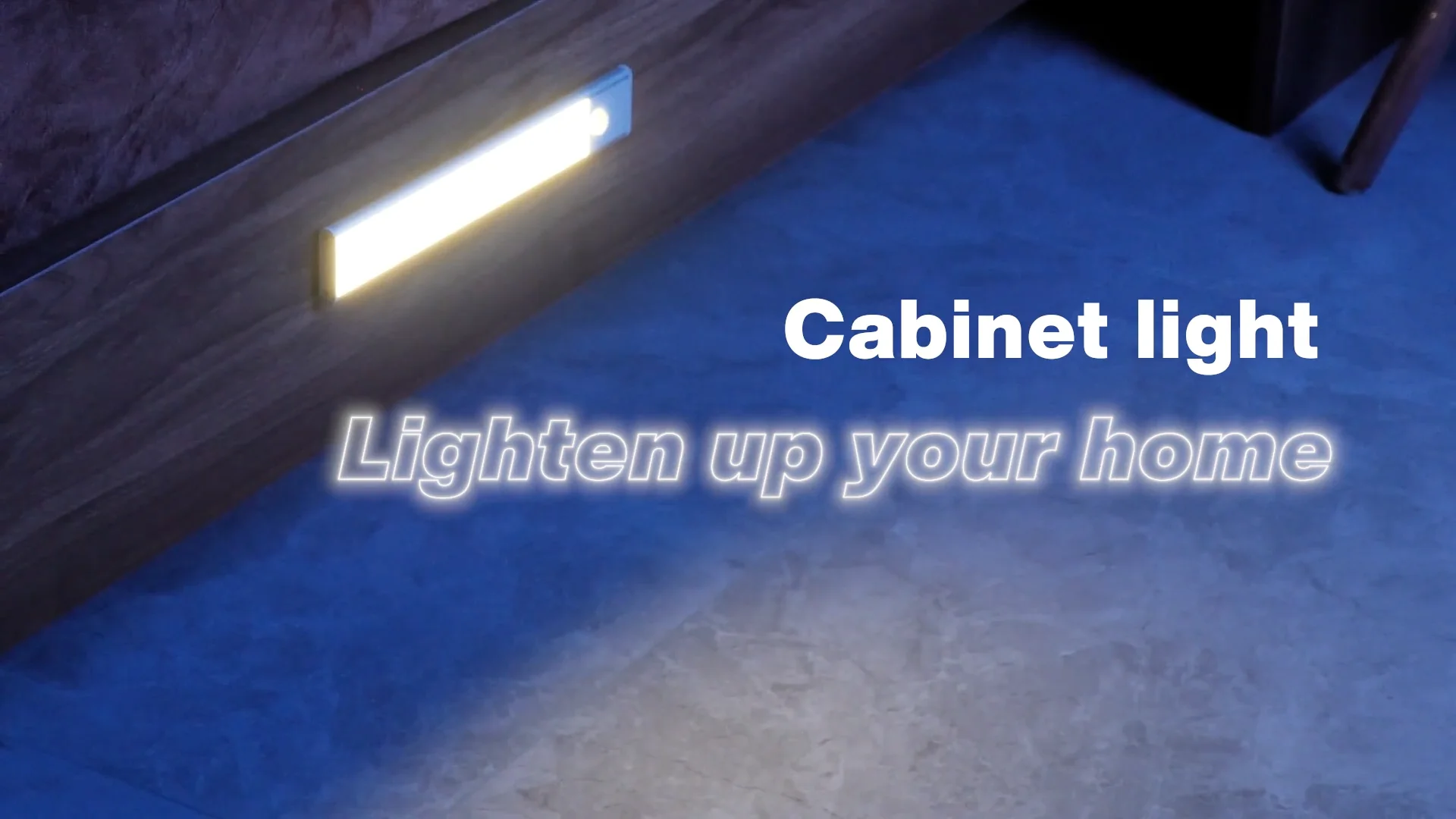 Aluminum Profile Hidden Light Strip Front Oblique Shelf Indoor Lighting