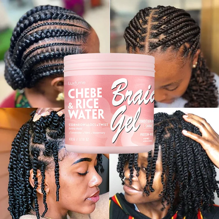 Bellezon 17oz Wholesale Braid Gel extreme Hold High Shine Flake