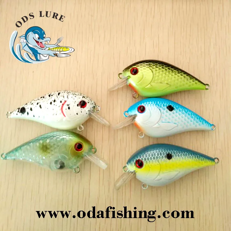 60mm/70mm Shallow Diving Crank Bait Square Bill Crankbait For Bass