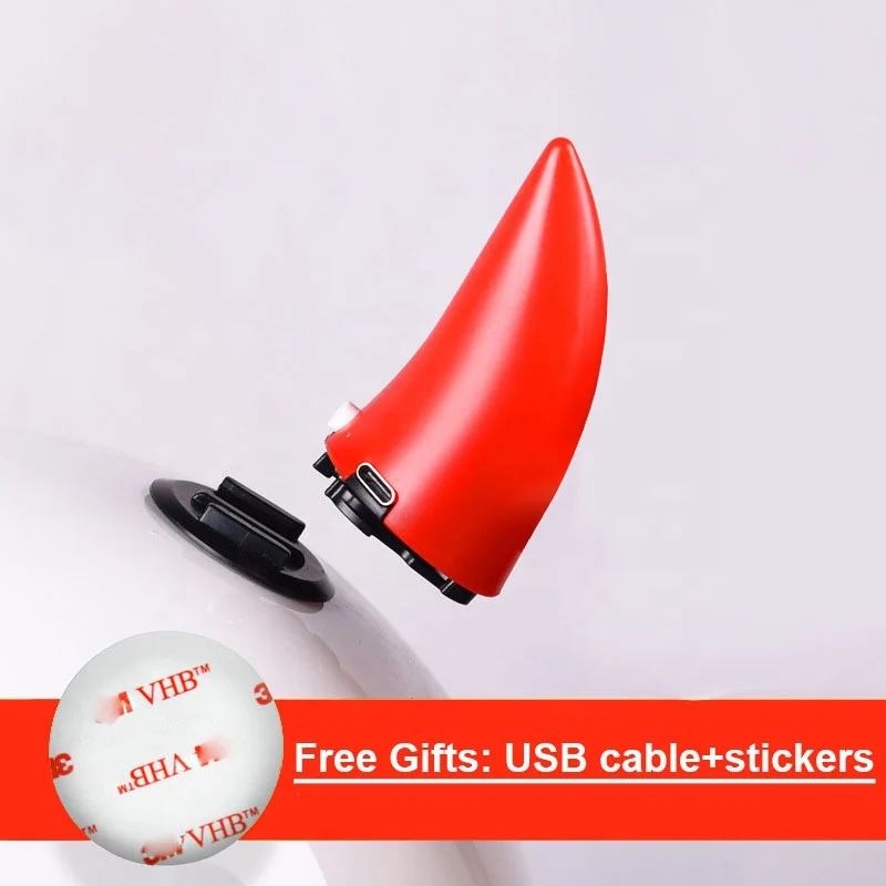 
 Персональные мягкие резиновые цветные украшения для мотоциклетного шлема Головные уборы на присоске перезаряжаемые светящиеся звуковые наклейки для шлема  