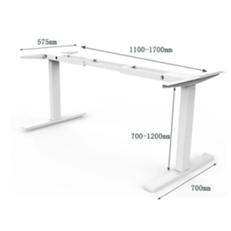RISE up Electric Adjustable Height Standing Desk Frame with Memory Control