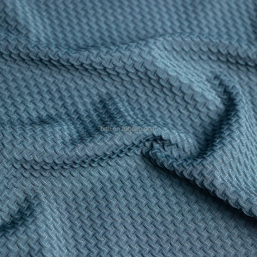 Custom 87%nylon 23%spx Stretch 166gsm Warp Knitted Crinkle Seersucker ...