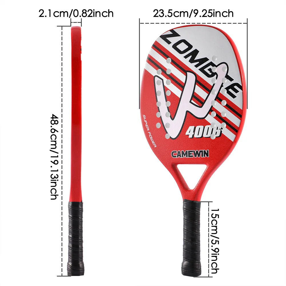 Ракетка для тенниса carobon, 50% углерод, 3K, 22 мм грит