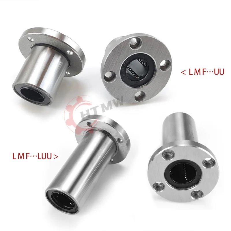 HTMW  Elongated Linear Bearing LMF16UU Precision Bearing with Circular Flange 16x28x37