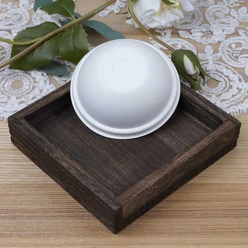 Dome Lid Bagasse 80/90mm Friendly Kraft Paper Salad Bowl Disposable Coffee Cup Lids