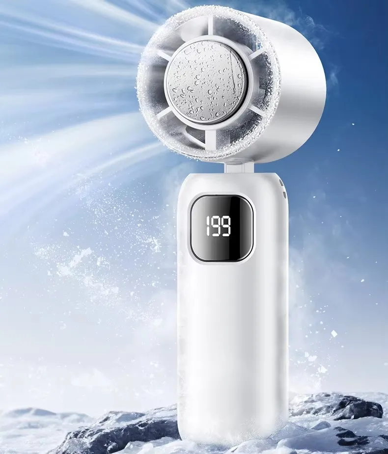 New Model Handheld Fan with 199-speed High-power-border Outdoor Charging Portable USB Cooling Small Fan for Wholesale