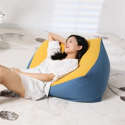 American style bedroom memory foam beanbag large sofa set furniture bean bag chair giant foam NO 3