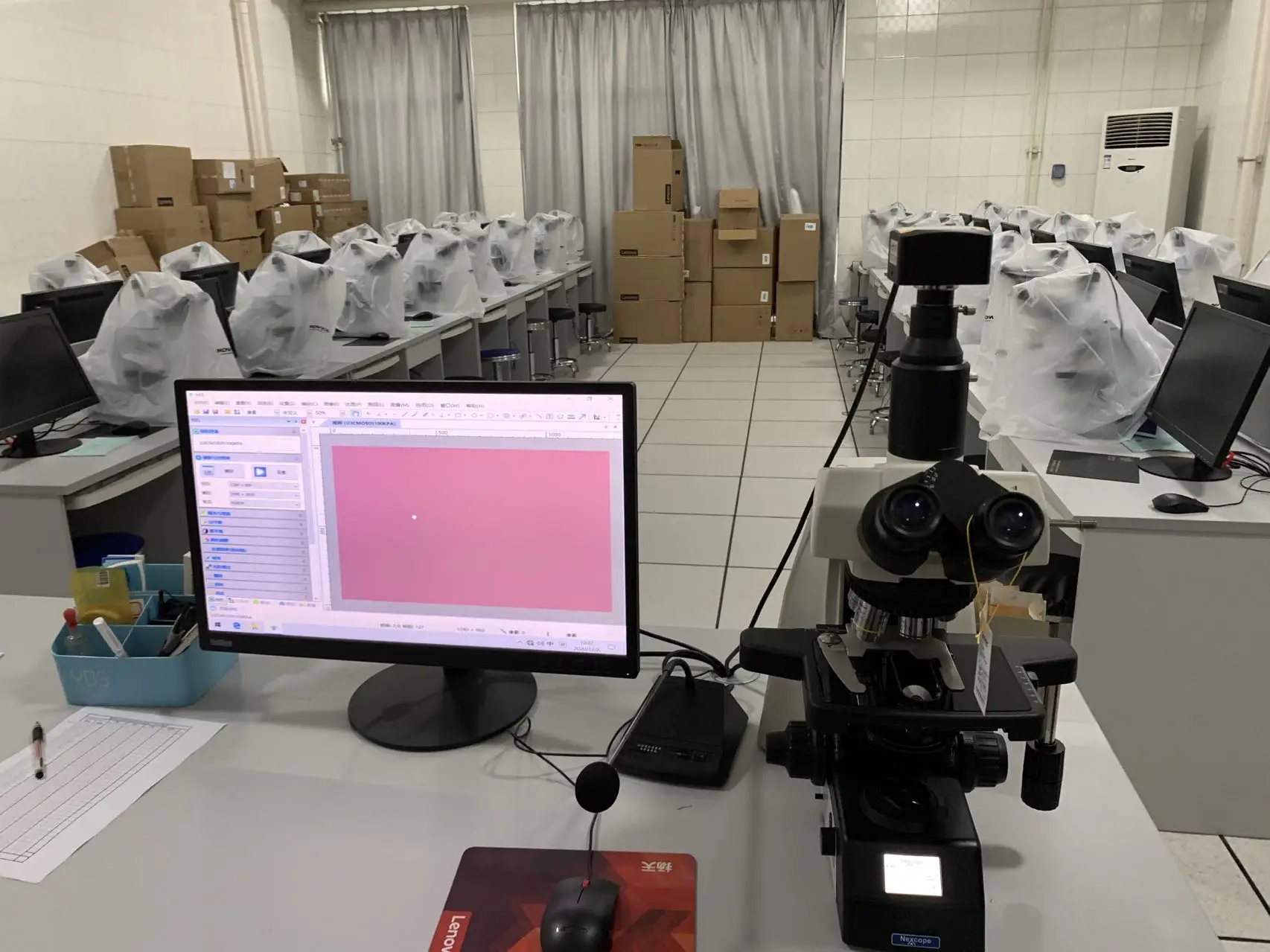 Inverted Biological Microscope Cell Microscope Culture Viewing Inverted