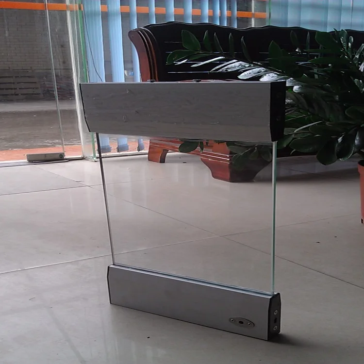 Modular Portable Aluminum Office Frameless Conference Room Partition Glass Partition Wall for Office