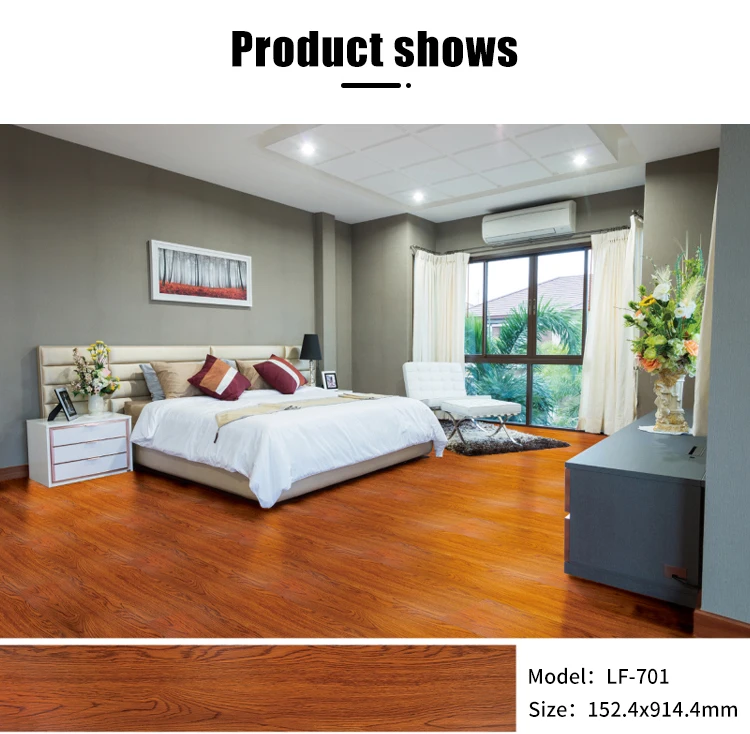 Self Adhesive Vinyl Flooring with European Style Wood Design for Indoor Use