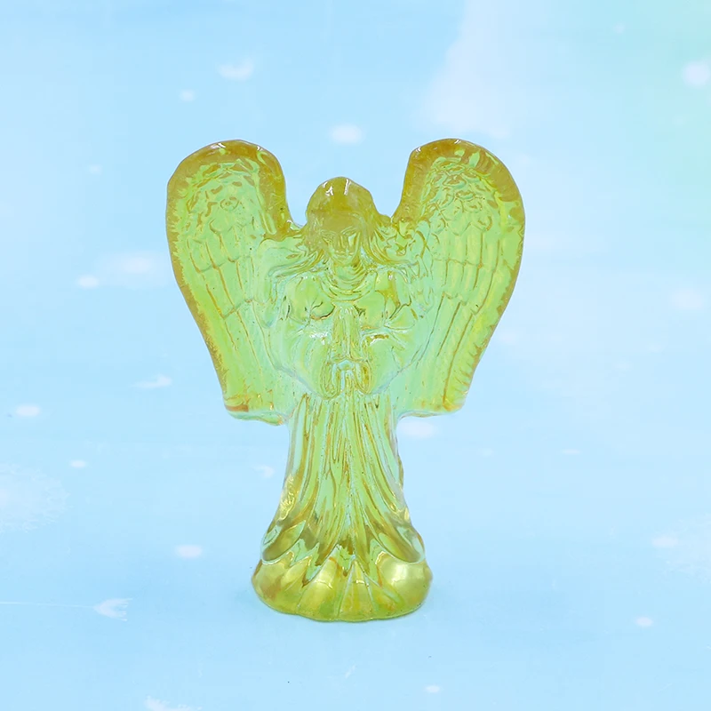 Custom Large Hand-made Glass Crystal Angel Ornaments Figurine