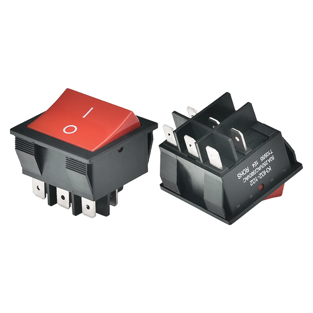 Star Electronics 12V 50A Heavy Duty Red Push Pull On/Off Switch - Classic Car Fog Light