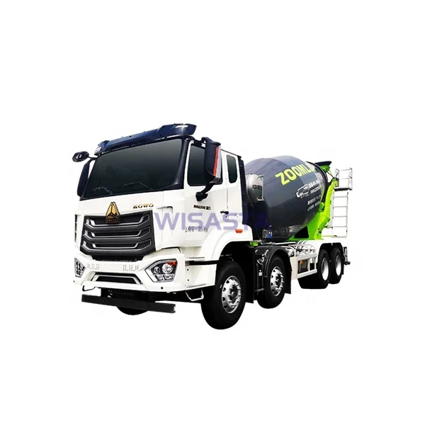 2023 Chinese New Zoomlion Mini Small Volumetric 12 Cubic Meters Cement Mixing Howo Price Self Loading Used Concrete Mixer Truck