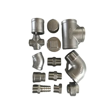 Factory support customization Female thread tee pipe fitting Gi Pipe Plumbing Materials street elbow Stainless Steel Pipe Fittin